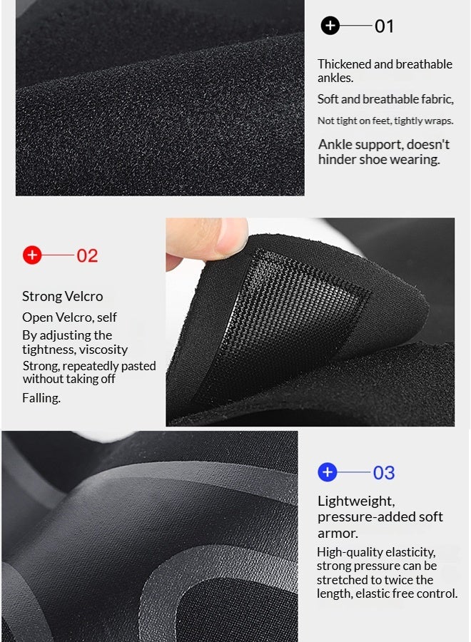 kyncilor 1 Pair Ankle Brace for Women & Men - Breathable Comfortable Adjustable Ankle Wrap, Ankle Support for Running, Basketball, Achilles, Minor Sprains, Joint Pain Relief, Injury Recovery, One Size Fits All - Image 3